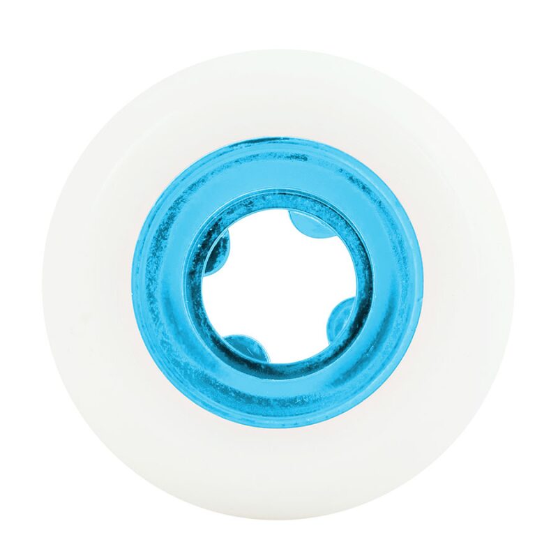 54mm 78a Ricta Skateboard Wheels- Chrome Clouds Blue - Image 2