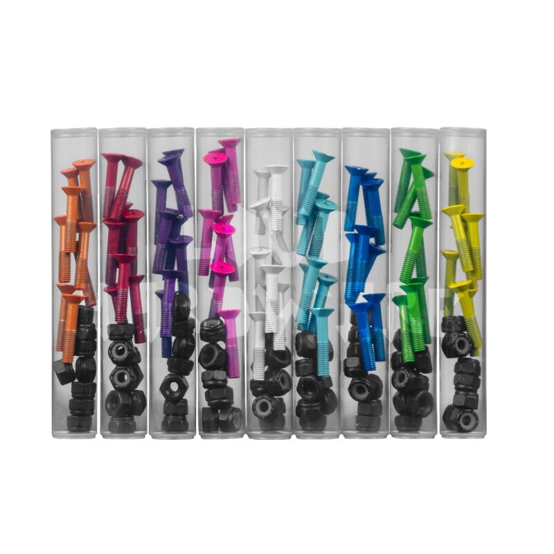 LOUD hardware | 1" Skateboard Hardware- Assorted Colors