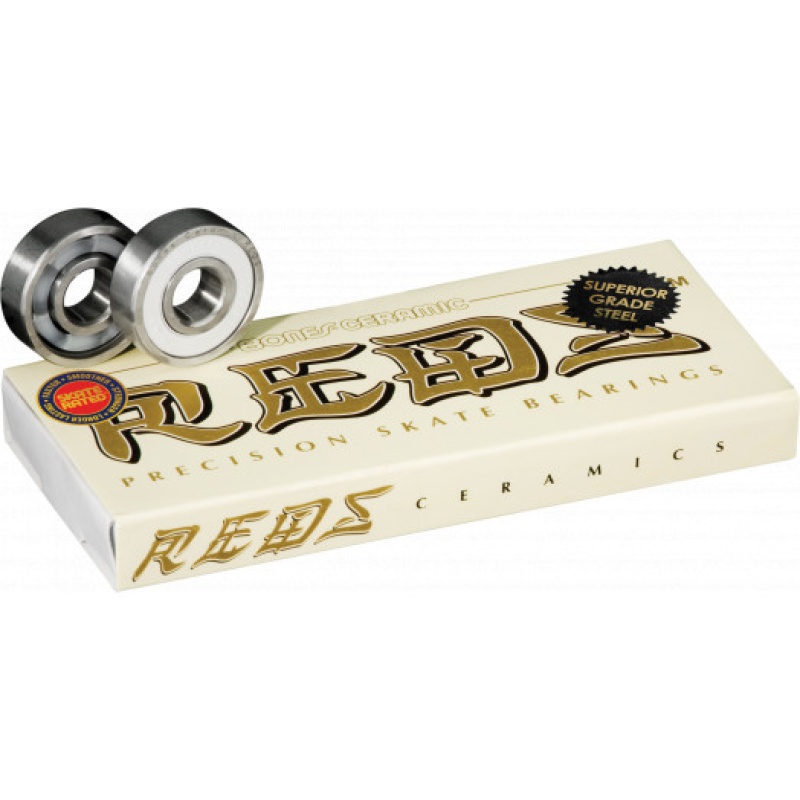 Bones | Ceramic Super REDS® Skateboard Bearings 8 pack