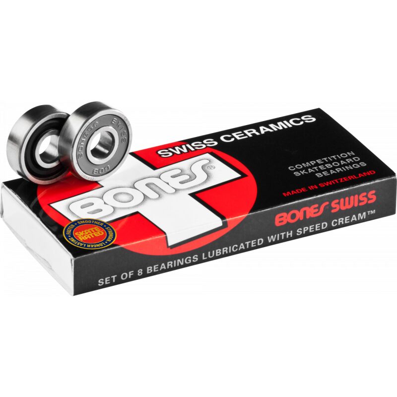 Bones | Swiss Ceramics Skateboard Bearings 8 pack