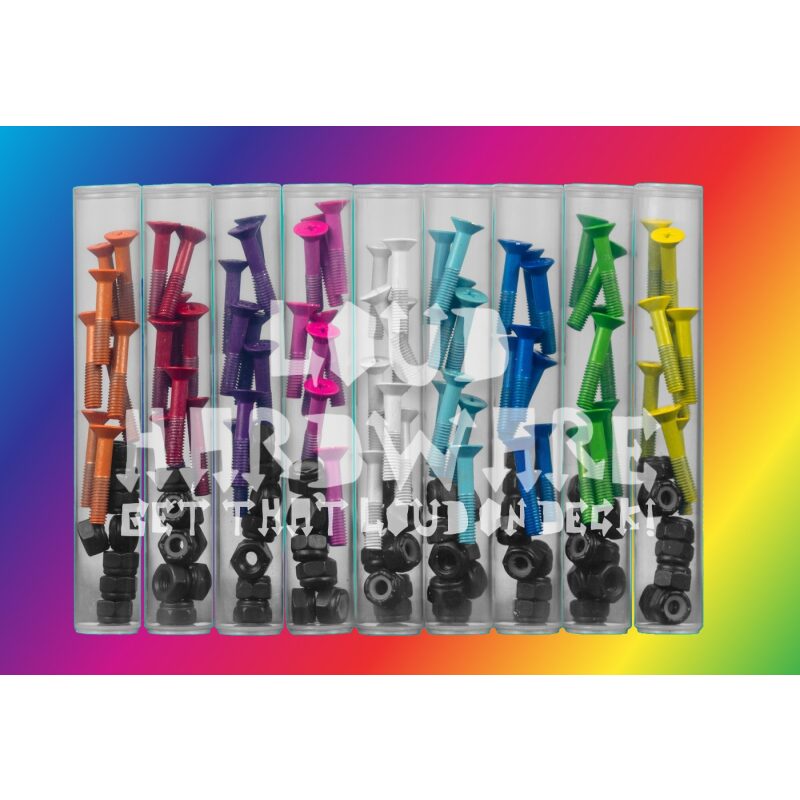 LOUD hardware | 1" Skateboard Hardware- Assorted Colors - Image 11