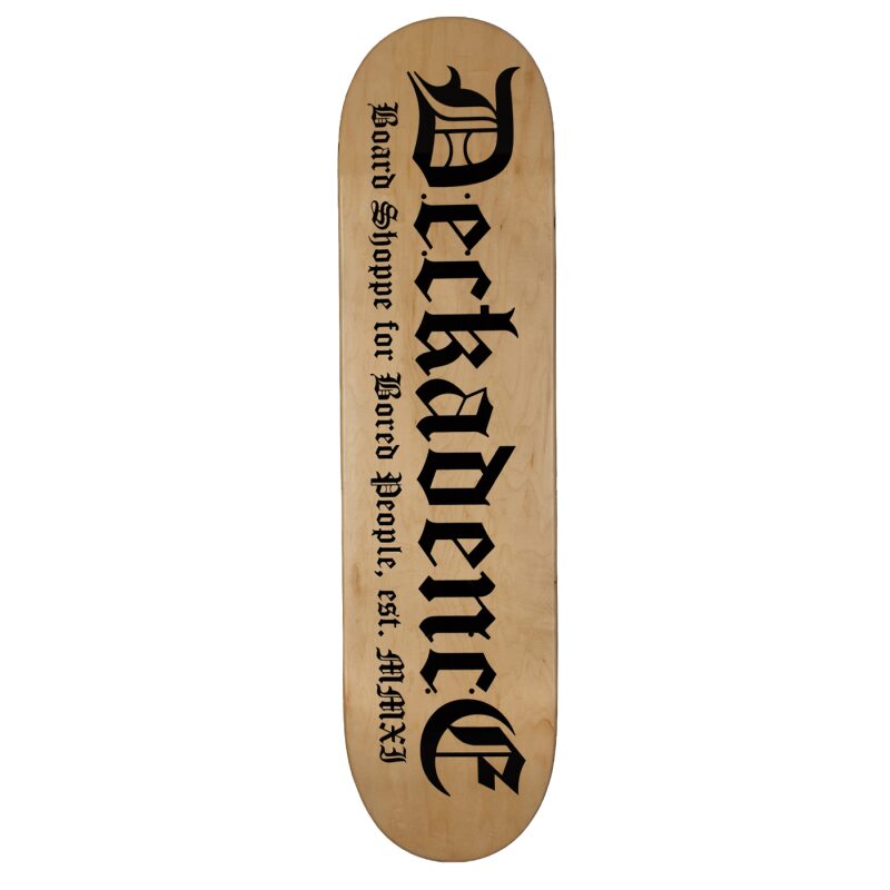 Deckadence | Script Deck, Stained w/ Grip