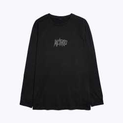 A black long-sleeve t-shirt with the Method Vortex logo on the chest.