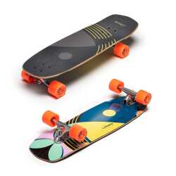Loaded Ballona Willy Mini Cruiser Complete – Top view with Paris Trucks and Love Handles Wheels