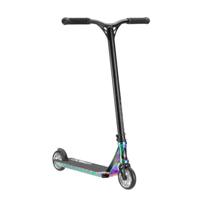 Envy Prodigy X Complete Pro Trick Scooter in glossy Oil Slick color