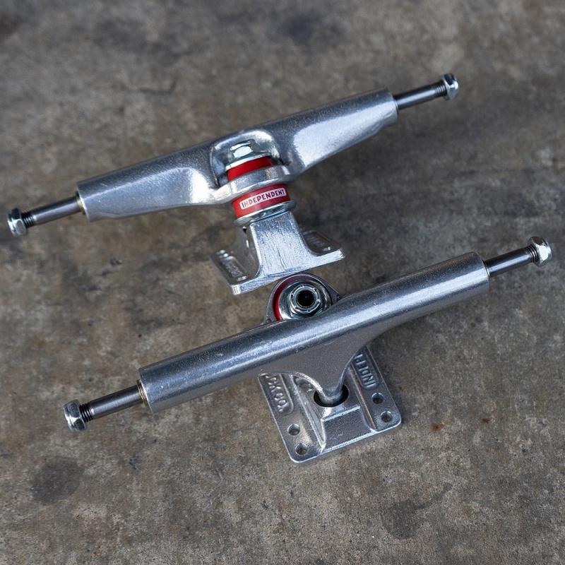 Independent Stage 4 Polished Skateboard Trucks (Set of 2) - Image 6