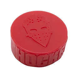 Hockey Skateboard Puck Wax - A large block of green wax shaped like a hockey puck.