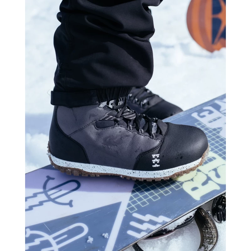 Rome | Bodega Snowboard Boot- Lace Up Hybrid Boa, Black - Image 6