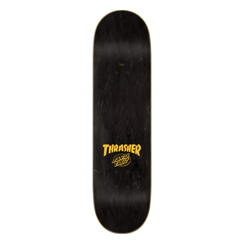 8.25" Santa Cruz Skateboards- Thrasher Screaming Flame Logo DECK - Image 2