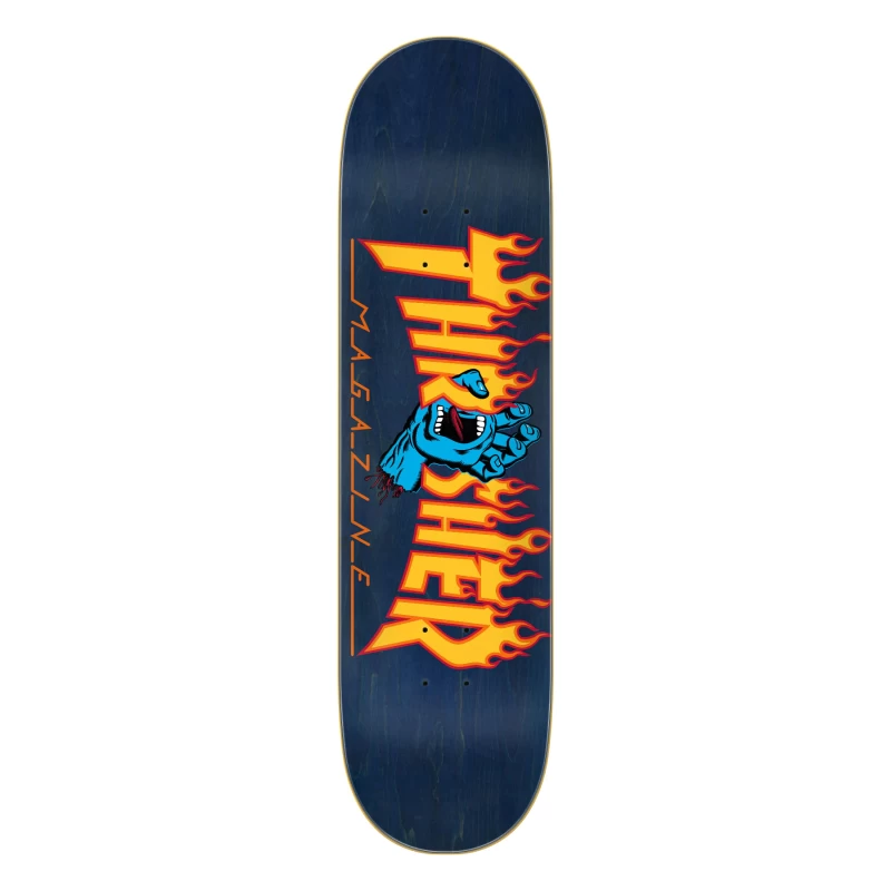 8.25" Santa Cruz Skateboards- Thrasher Screaming Flame Logo DECK