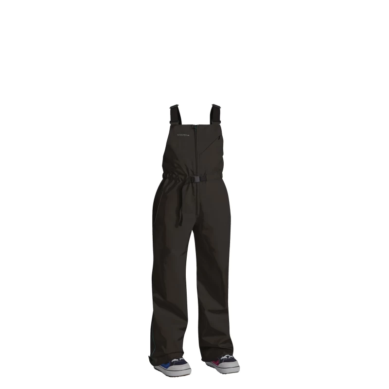 Airblaster Women's Every Body Bib Snowboard and Ski Pant- Black, Large