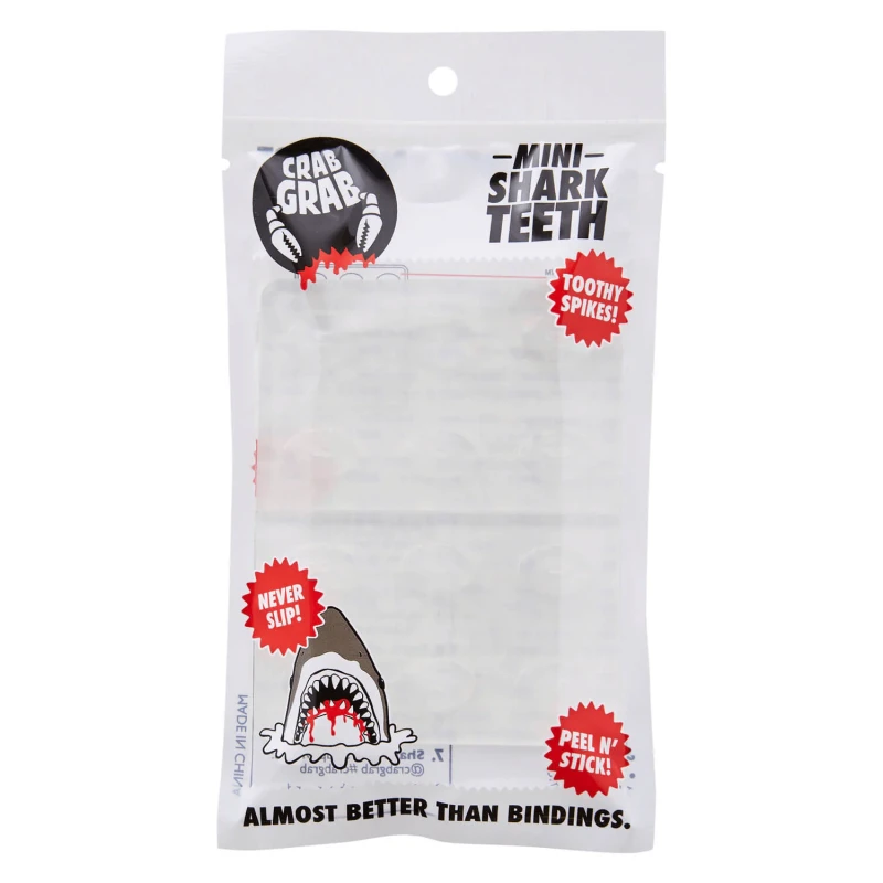 Mini Shark Teeth Traction Pads - 6 Pack with 12 spikes for enhanced grip