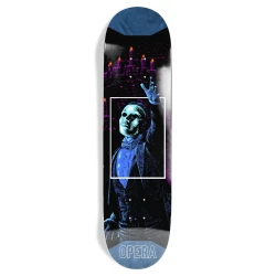 Opera Opus EX7 Pop Slick skateboard deck featuring a smooth bottom for enhanced sliding
